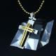 Fashion Top Trendy Stainless Steel Cross Necklace Pendant LPC277