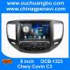 Ouchuangbo Chery Covin C3 car stereo gps radio DVD with MP3 AUX USB free 2015 Chile map