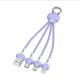 Usb 2.0 Type C Cable Keychain Data Cable Liquid Silicone 13cm Android 8pin