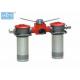 Double Filter Of Hydraulic Filter Assembly , Hydraulic Suction Filter Precision Filtration