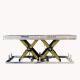 Transverse Double Scissor Lift Tables 2 Ton Max Height 39.37in Large Platform 2.5mx0.82m