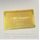 Gold Tone Etching Brass Business cards, China etched metal cards factory