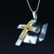 Fashion Top Trendy Stainless Steel Cross Necklace Pendant LPC448