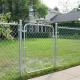 1.8m High And 20m Per Roll Galvanized Chain Link Fence With  Gate Panel