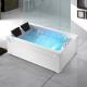 Whirlpool Acrylic Massage Bathtub M1813-D Pure Sanitary Grade ISO9001