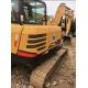SY60C 6 Ton Used Sany Excavator Digger Yellow In Good Condition
