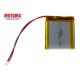 Vehicle GPS Tracker Battery , 3.7 V 1700mah Lithium Polymer Battery