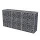 Retaining Wall Gabion Stone Cage in Galvanized Type with 100*100*50 Aperture