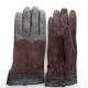 Promotion Men Plain Type Daily Life Usage Suede Machine Sewing Leather Gloves