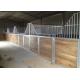 Luxury Portable Horse Box Stalls , Manual Welding Metal Galvanized Horse Panels