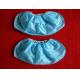 Blue Disposable Shoe Covers CPE Coating Polypropylene Spunbond Non Woven Fabric