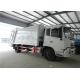 Euro II Dongfeng Garbage Compactor Truck 6 Wheels 4cbm For Household Waste