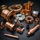 Copper Material Metal CNC Machining Parts Broaching Drilling Processing