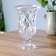 Short Stem Glass Flower Vase 12 Inch Tall For Both Dry Flower / Liver Flower