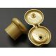 Mushroom Style Recyclable Flip Top Lid Gold Color Out Diameter 27 . 4MM