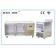 SS304 Shell LED Blue Light Refrigerator With Digital Temperature Controller