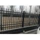 Ornamental Garrison Tubular Security Fence Panels 45mm*45mm x 1.6mm thick 25mm x 25mm picket crimped spear or flat top