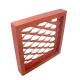 Orange Expanded Aluminum Mesh , Aluminium Diamond Mesh For Building Facade