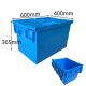 Warehouse HDPE Plastic Logistic Box Hygiene Plastic Moving Crate 50Kg 60L