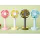 EW-F806 Mini Portable USB Fan ABS Material 1000MAH With Cosmetic Mirror Basic