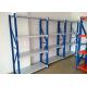 Steel Slotted Angle Shelving Rack , Adjustable Industrial Warehouse Racking