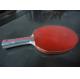 High Speed Custom Table Tennis Bats , Good Ping Pong Paddles With Protective Edge Banding