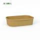 Hotel Household 750ml Paper Lunch Bowl Disposable Kraft Soup Bowl