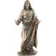 175cm Religious Meditating Bronze Jesus Statue ISO9001 Standard