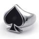 Tagor Jewelry Super Fashion 316L Stainless Steel Casting Ring PXR322