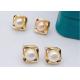 Fashion Romantic Pearl Earrings Natural Pearl Earring Jewelry Zircon Gold Drop Earrings for Women Earrings Wedding Gift