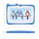 Studying Tablet Kidspad 7 Inch With Child Friendly Case 4GB+64GB Quad Core 600 X 1024 IPS Blue