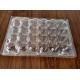 egg trays clear quail egg trays with 24 holes 4*6 holes PVC / PET / APET... quail egg container