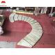 Natural Stone Staircase Design with Emerald Green Light Green Onyx Backlit Interior Stone