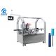 Irregular Cylindrical Lip Gloss Tube Labeling Machine 60pcs/Min Automated Tube Labeler