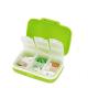 Portable Vitamin Medicine Case 6 Compartment Pill Box color customed pill case