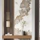 1600 * 3200mm Marble Rock Panel Background Wall Living Room Wall Panel Floor Slab High Temperature Resistant