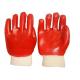 Fashion Design PVC Coated Gloves Cotton Interlock Lining High Durability