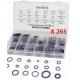 265pcs/ 225pcs Car A/C R134a System Air Conditioning O Ring Seals Washer Kit Tool HNBR