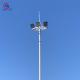 Q235b High Mast Light Pole 3-12m Tubular For Football Stadiums