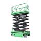 Green Blue 6m Self Propelled Scissor Lift 230kg Aerial Work Platform
