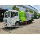 Dongfeng 190hp Vacuum Sweeper Truck With 2000L Water Tank