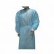 Unisex PP PE Disposable Isolation Gown Waterproof Fluid Resistant