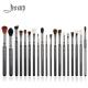 19pcs Synthetic Hair Jessup Makeup Brush Set With Wooden Handle