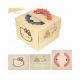 Cake Custom Cardboard Display Boxes Recycled Materials With Window