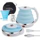 Collapsible Electric Kettle for Coffee Tea Travel Foldable Water Boiler Fast Boiling 600ml