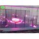 Wafer Chip Transparent LED Panel , High Visibility Transparent LED Screen