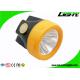 Light Weight 1.1W 143lum Cordless LED Helmet Light 3.8AH With USB Charger