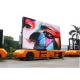 P8mm Truck Mounted Mobile Led Display Screen For Rental With Steel Structure