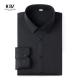 Anti-wrinkle 100S Men's Oversized Convertible Cuff Length Dress Shirts in 100% Cotton