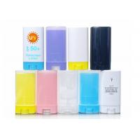 Mini 15G White Oval Deodorant Stick Container Flat Empty Deodorant Bottles